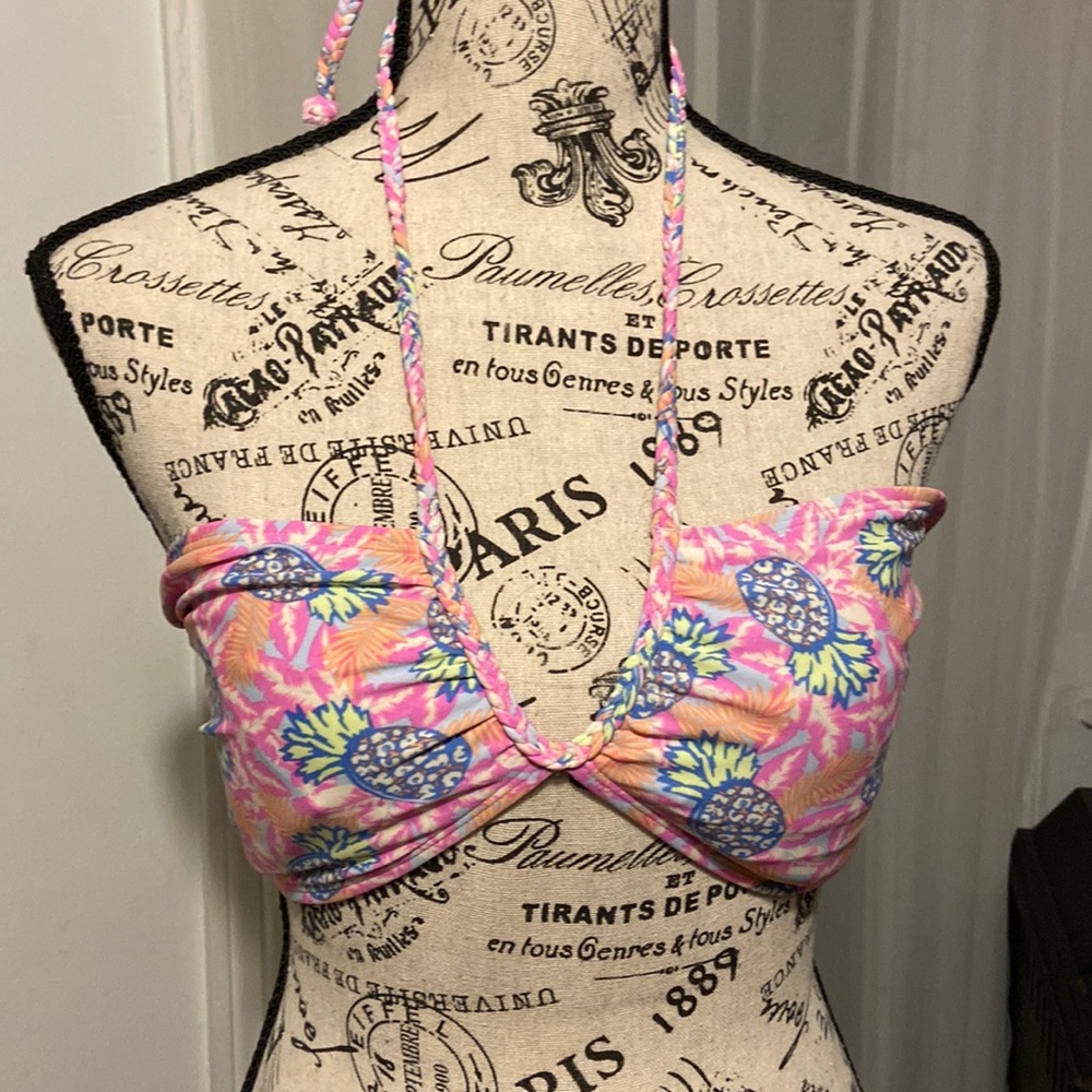 Pink bikini top by American Eagle